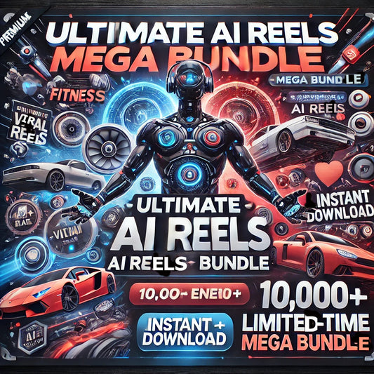 10,000+ Ultimate AI Reels Megapack – Viral Fitness, Product Ads & More