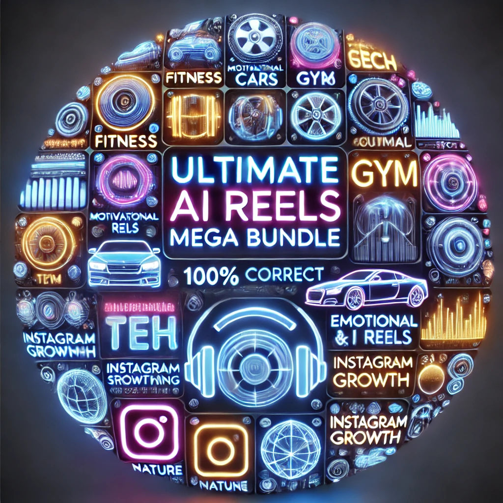 10,000+ Ultimate AI Reels Megapack – Viral Fitness, Product Ads & More